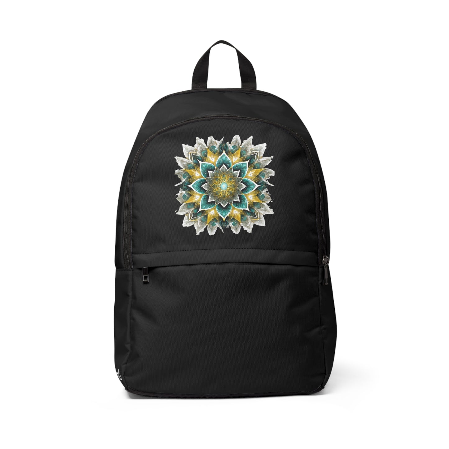 Yellow and Teal Mandala Backpack