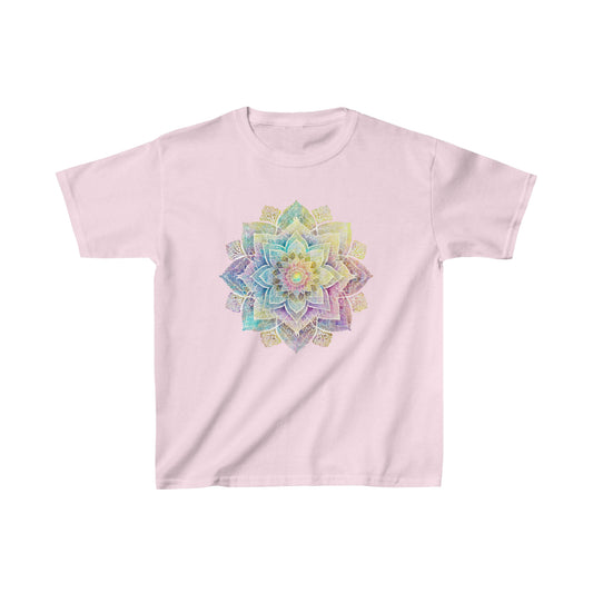 Kid's Multicolor Pastel Mandala Tee