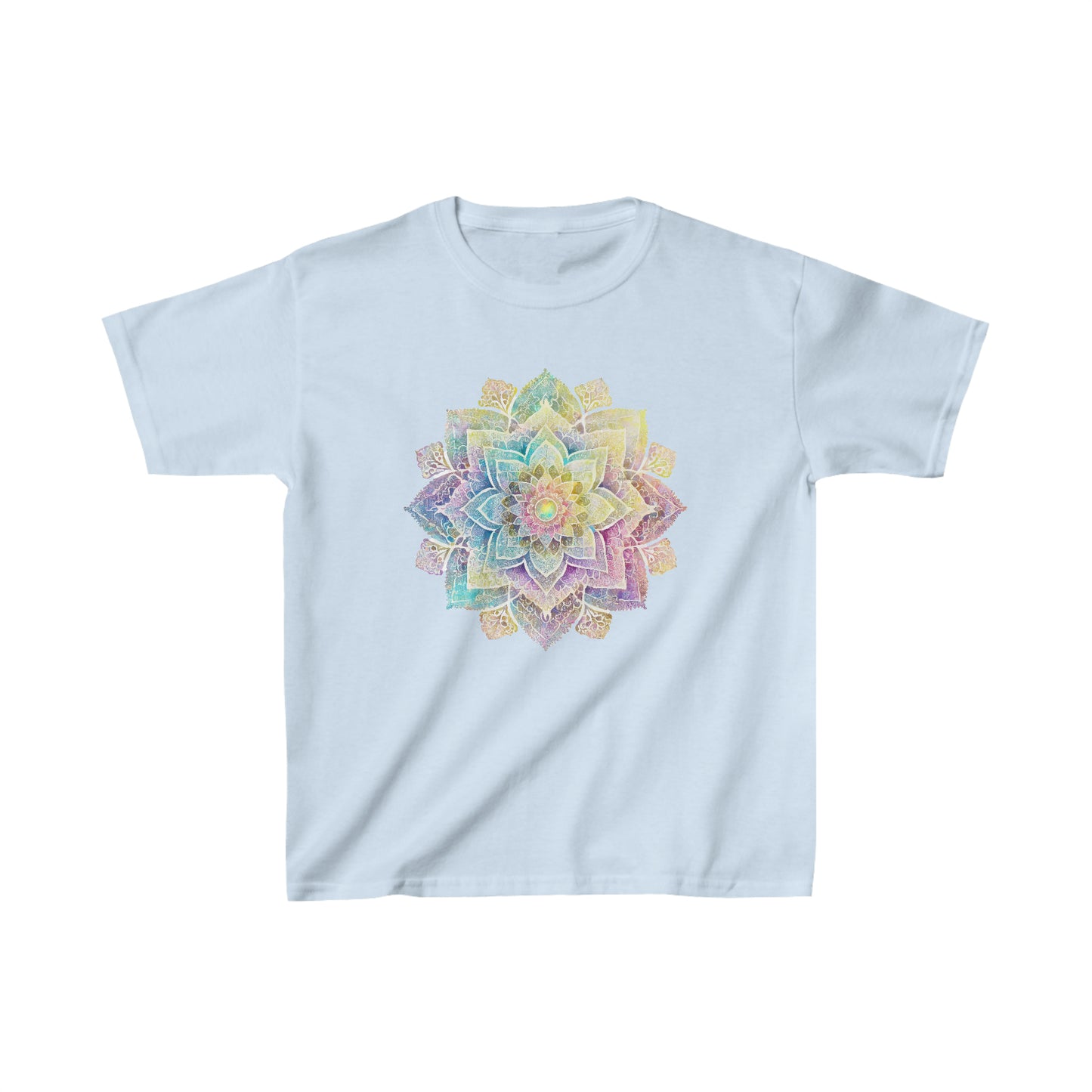 Kid's Multicolor Pastel Mandala Tee