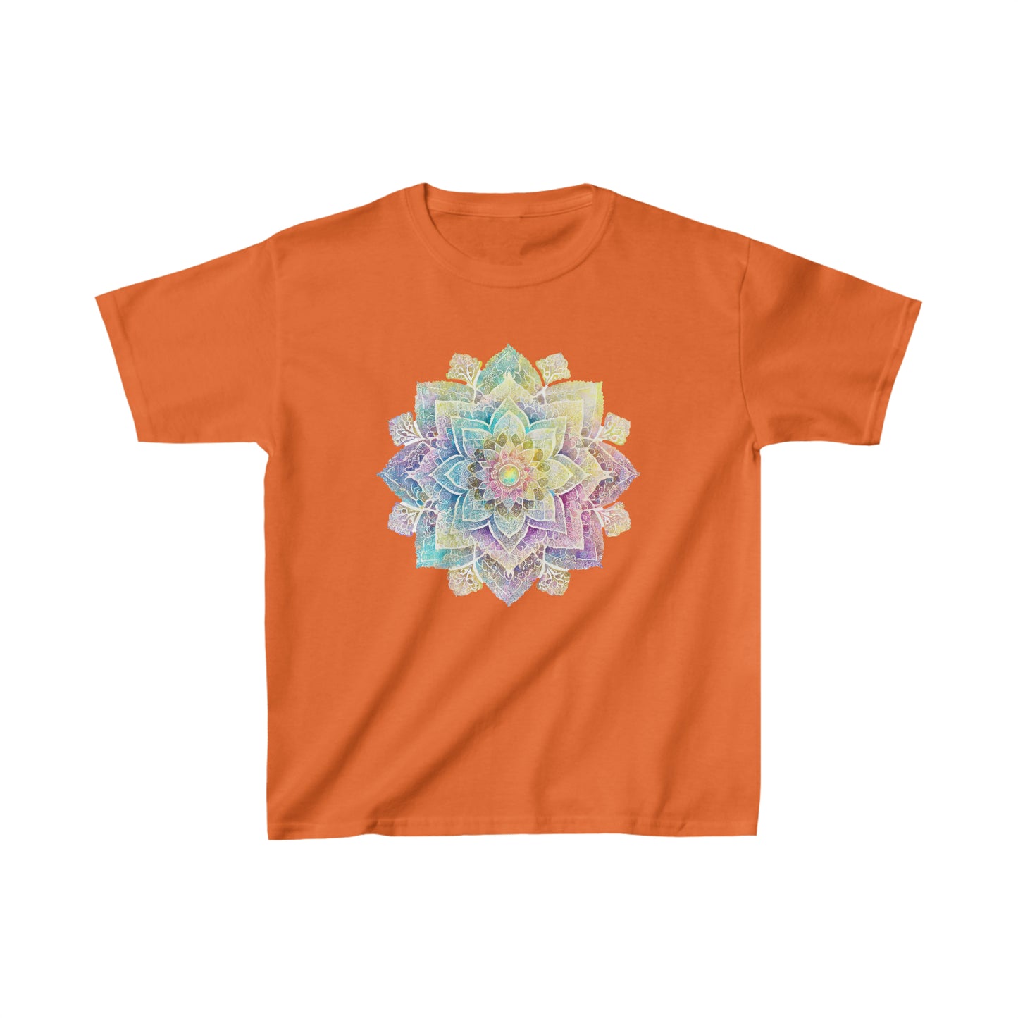 Kid's Multicolor Pastel Mandala Tee