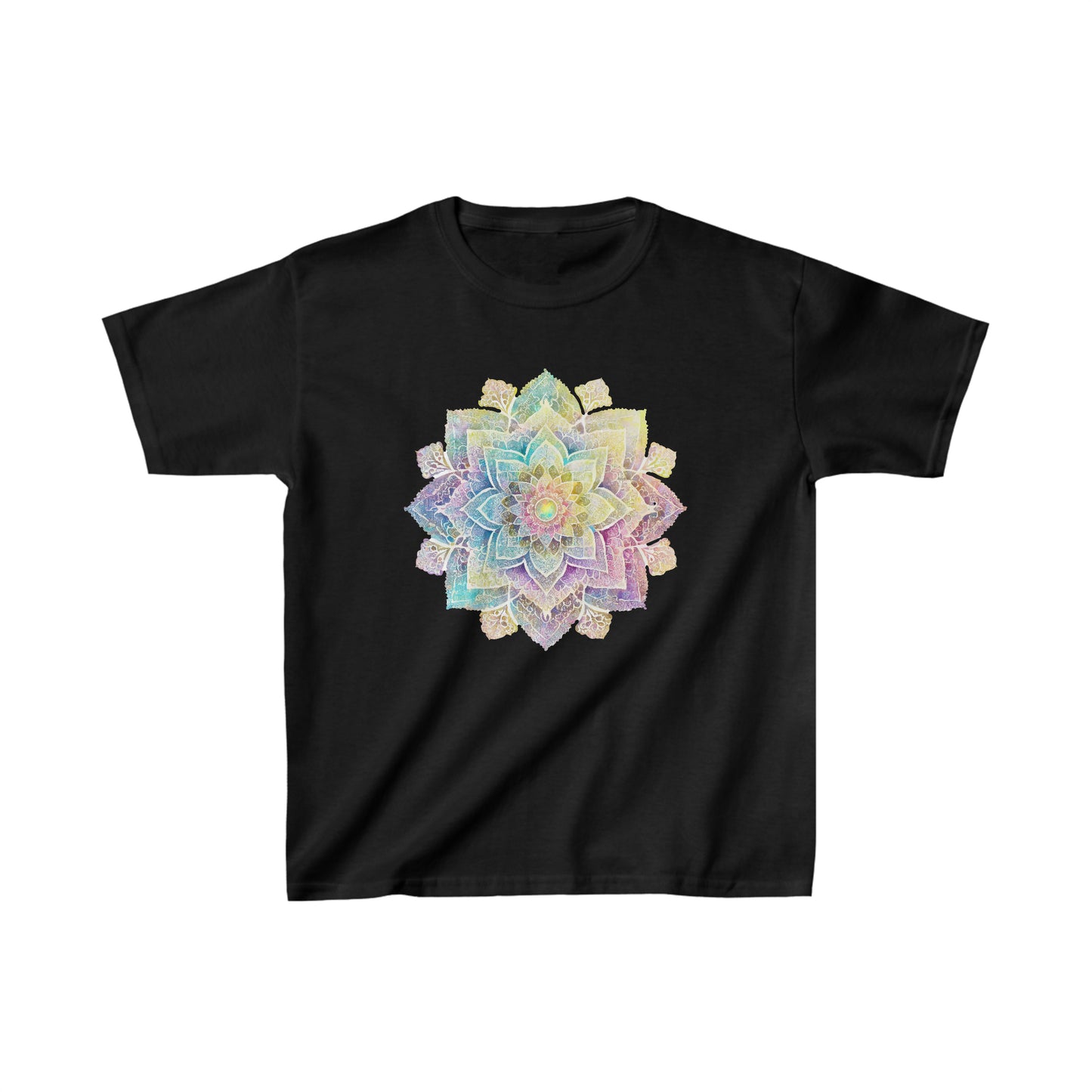 Kid's Multicolor Pastel Mandala Tee