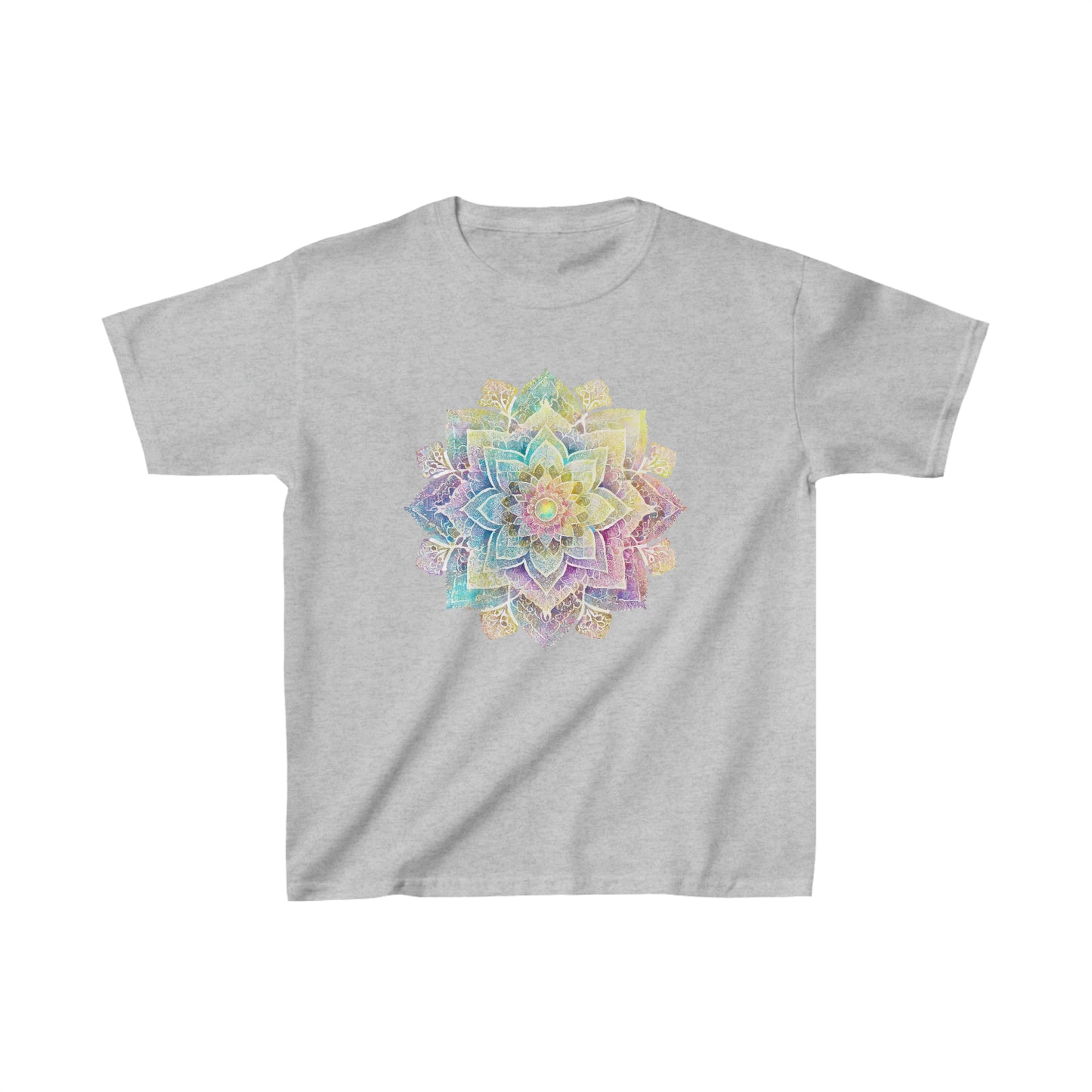 Kid's Multicolor Pastel Mandala Tee