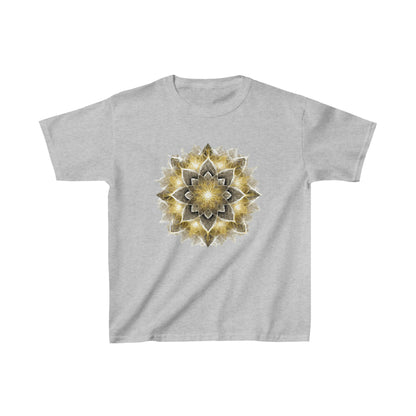 Kid's Black and Gold Mandala Tee