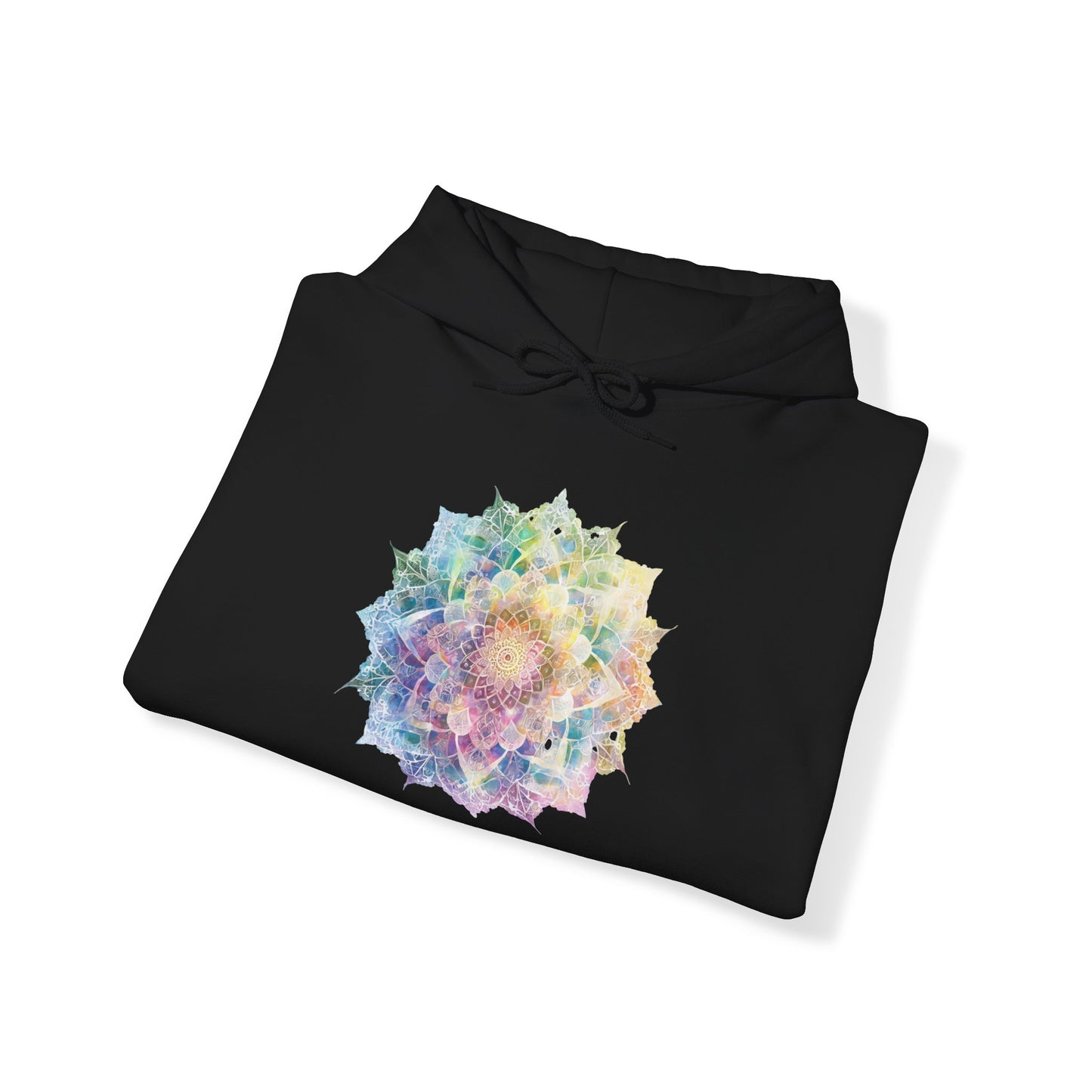 Women's Multicolor Pastel Mandala Pullover Hoodie