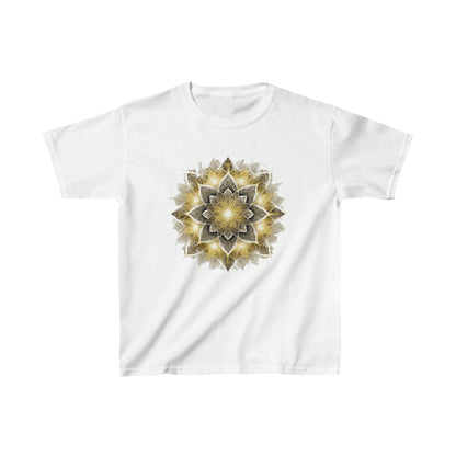 Kid's Black and Gold Mandala Tee