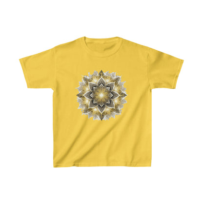 Kid's Black and Gold Mandala Tee