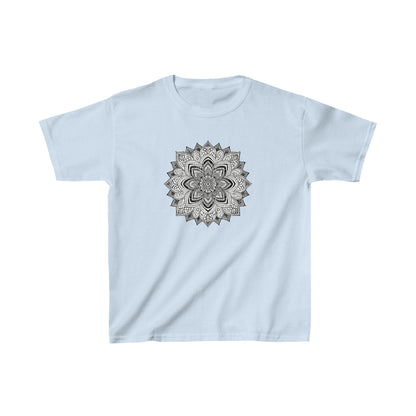 Kid's Black and White Mandala Tee