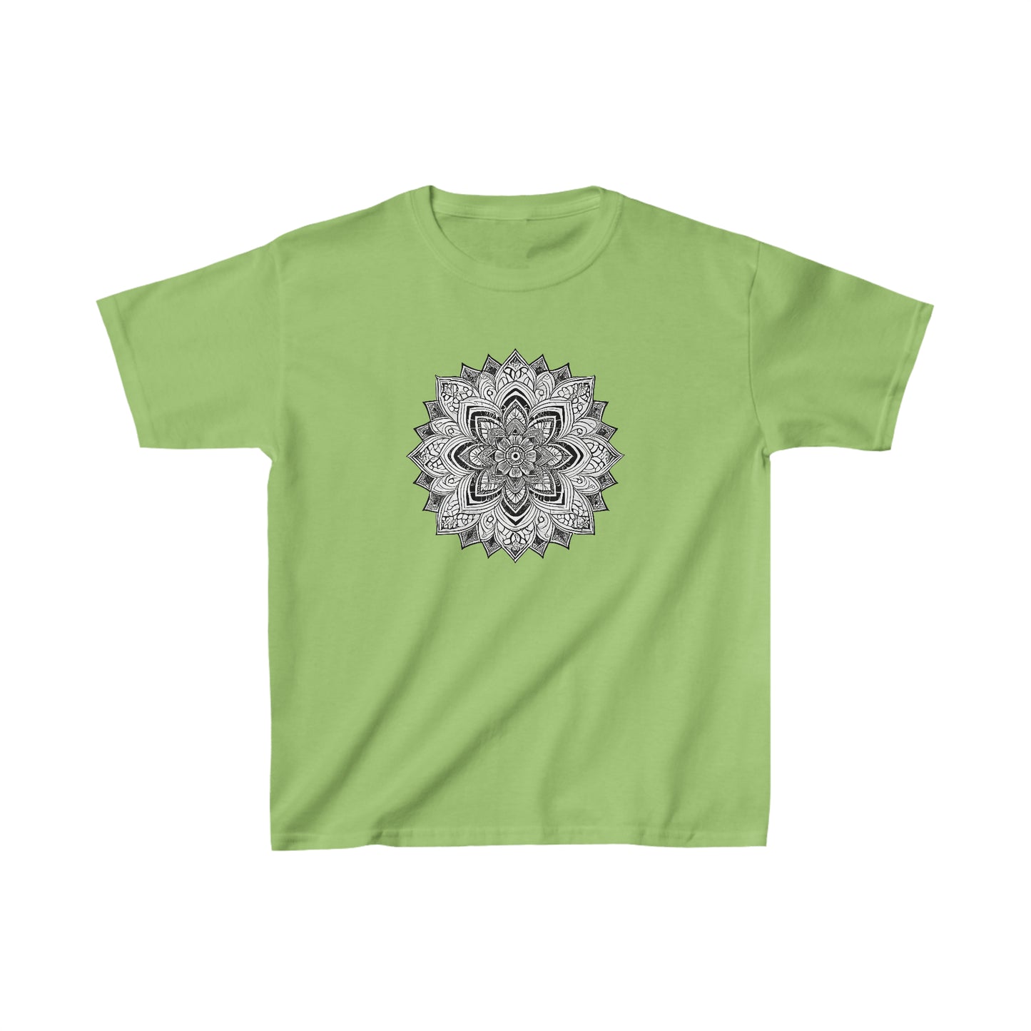 Kid's Black and White Mandala Tee