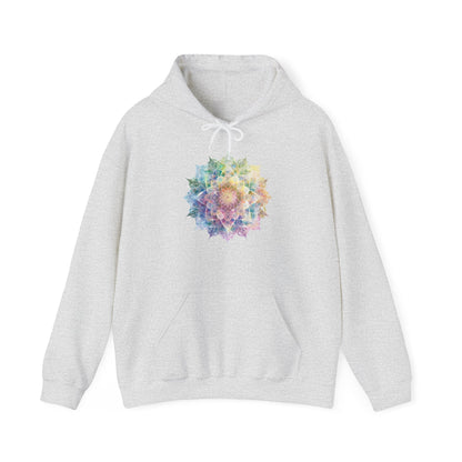 Women's Multicolor Pastel Mandala Pullover Hoodie